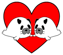 Seal panda sticker #8370669