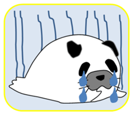 Seal panda sticker #8370671