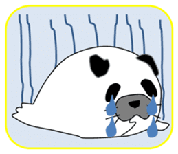 Seal panda sticker #8370671