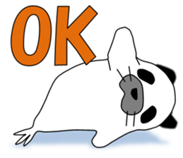 Seal panda sticker #8370672