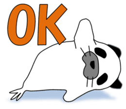 Seal panda sticker #8370672