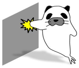 Seal panda sticker #8370673