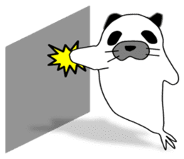 Seal panda sticker #8370673