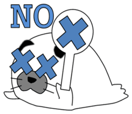 Seal panda sticker #8370674