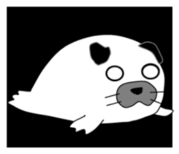 Seal panda sticker #8370675