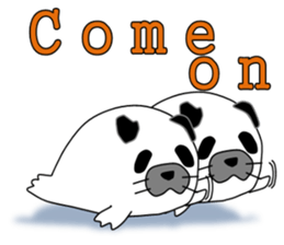 Seal panda sticker #8370676