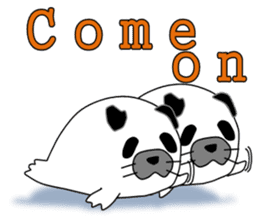 Seal panda sticker #8370676