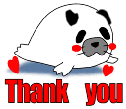 Seal panda sticker #8370677