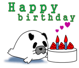 Seal panda sticker #8370678