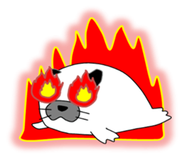 Seal panda sticker #8370680