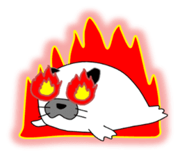 Seal panda sticker #8370680