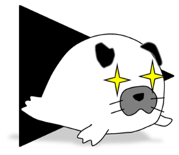 Seal panda sticker #8370687