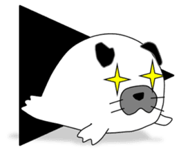 Seal panda sticker #8370687