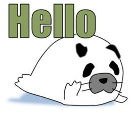 Seal panda sticker #8370688