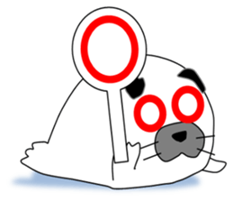 Seal panda sticker #8370690