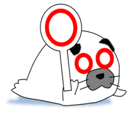 Seal panda sticker #8370690