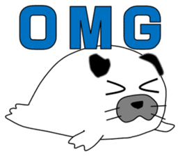 Seal panda sticker #8370693