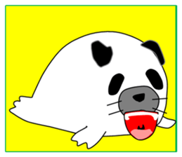 Seal panda sticker #8370695