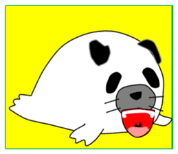Seal panda sticker #8370695