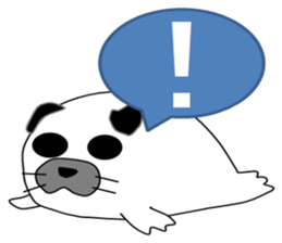 Seal panda sticker #8370698