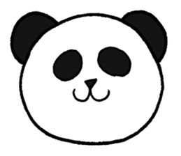 Relaxation Panda Emoticons Sticker sticker #8370744