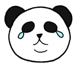 Relaxation Panda Emoticons Sticker sticker #8370746