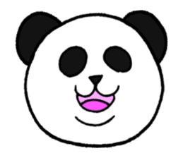 Relaxation Panda Emoticons Sticker sticker #8370747