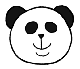 Relaxation Panda Emoticons Sticker sticker #8370748