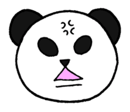 Relaxation Panda Emoticons Sticker sticker #8370749