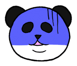 Relaxation Panda Emoticons Sticker sticker #8370752