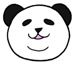 Relaxation Panda Emoticons Sticker sticker #8370754