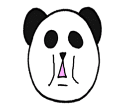 Relaxation Panda Emoticons Sticker sticker #8370755