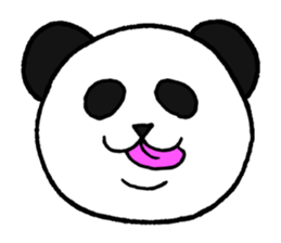 Relaxation Panda Emoticons Sticker sticker #8370756