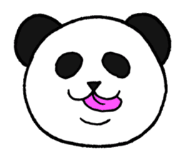 Relaxation Panda Emoticons Sticker sticker #8370756