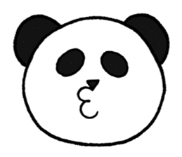 Relaxation Panda Emoticons Sticker sticker #8370758
