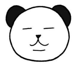 Relaxation Panda Emoticons Sticker sticker #8370759