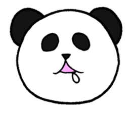 Relaxation Panda Emoticons Sticker sticker #8370760