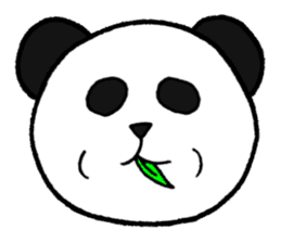 Relaxation Panda Emoticons Sticker sticker #8370761