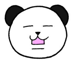 Relaxation Panda Emoticons Sticker sticker #8370764