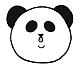 Relaxation Panda Emoticons Sticker sticker #8370770