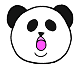 Relaxation Panda Emoticons Sticker sticker #8370771