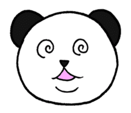Relaxation Panda Emoticons Sticker sticker #8370772