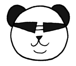 Relaxation Panda Emoticons Sticker sticker #8370775