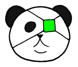 Relaxation Panda Emoticons Sticker sticker #8370778