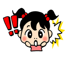 Child Sticker: Girl sticker #8371191