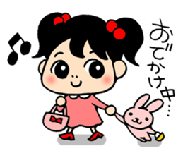 Child Sticker: Girl sticker #8371203