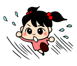 Child Sticker: Girl sticker #8371206