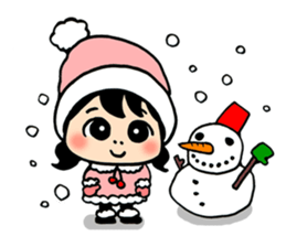 Child Sticker: Girl sticker #8371216