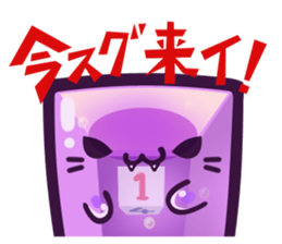 Tsukueasobichan and pleasant friends. 2 sticker #8371543