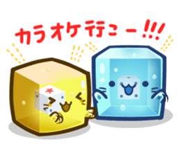 Tsukueasobichan and pleasant friends. 2 sticker #8371567